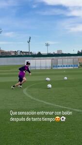  ویدئو: گاوی تمرینات انفرادی را آغاز کرد