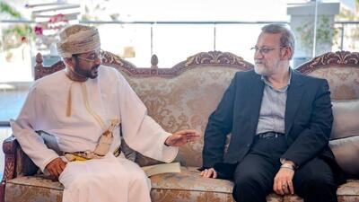  دیدار دبیر شورای عالی امنیت ملی با وزیر خارجه عمان