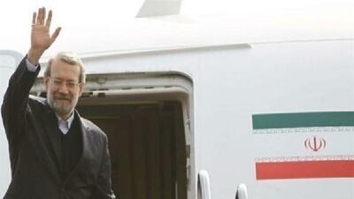  علی لاریجانی عازم مسقط شد