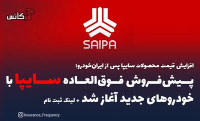  افزایش قیمت محصولات سایپا پس از ایران‌خودرو؛ پیش‌فروش فوق‌العاده با خودروهای جدید آغاز شد + لینک ثبت نام