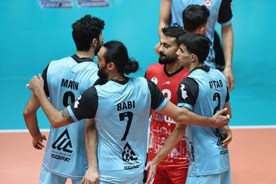  لیگ برتر والیبال؛ پیروزی شهرداری ارومیه مقابل پاس