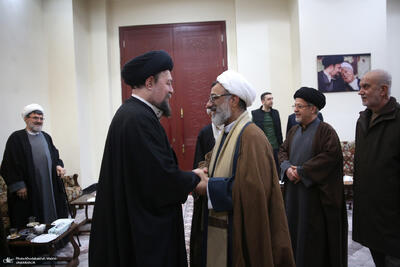  دیدار دبیر شورای عالی انقلاب فرهنگی  باسید حسن خمینی