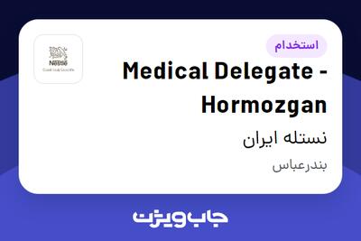  استخدام Medical Delegate - Hormozgan در نستله ایران