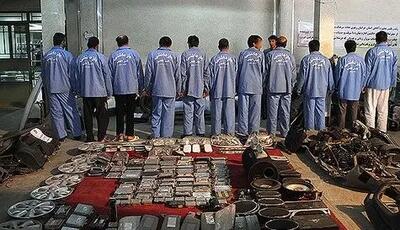  شبکه بزرگ سرقت خودرو در غرب مشهد متلاشی شد