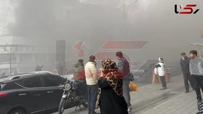  ببینید | تصاویری دیگر از آتش‌سوزی در پاساژ رحیمیان تهرانسر