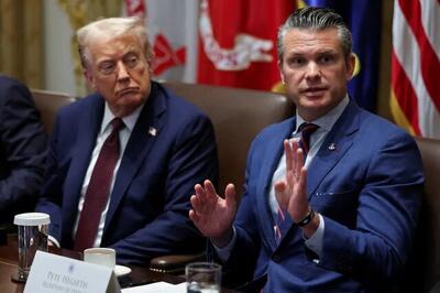  وزیر جنگ آمریکا: ترامپ به دنبال راه‌حل از طریق مذاکره با ایران است