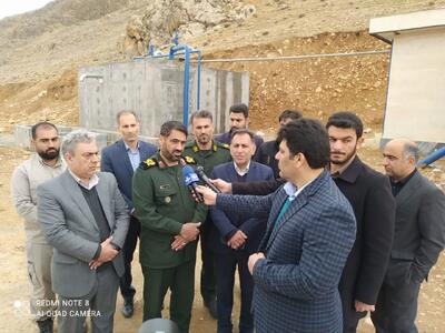  آبرسانی به ۴ روستا در خرم‌آباد با افتتاح مجتمع آبرسانی طالقان