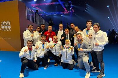  تیم موی‌تای ایران با ۱۲ مدال رنگارنگ در مسترز ابوظبی درخشید