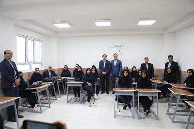  مدرسه حضرت زینب شهر اهرم افتتاح شد