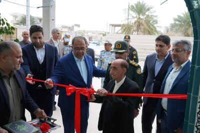  یادمان شهدای گمنام بندرگاه افتتاح شد