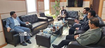  رئیس کل دادگستری استان بوشهر با رئیس بنیاد نخبگان استان بوشهر دیدار کرد