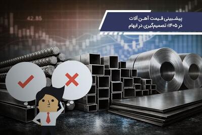  پیشبینی قیمت آهن‌ آلات در 1405؛ تصمیم‌گیری در ابهام