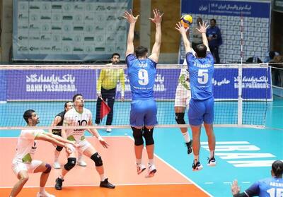  لیگ برتر والیبال|تداوم صدرنشینی شاگردان عطایی/ قعرنشینی آبی‌های گنبد - پارس فوتبال
