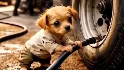  فیلم سگ زحمت کش / ساخته شده با هوش مصنوعی