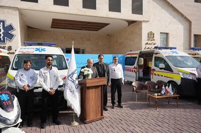  رونمایی از ناوگان جدید اورژانس پیش‌بیمارستانی دانشگاه علوم پزشکی مشهد (۲۱ بهمن ۱۴۰۴)