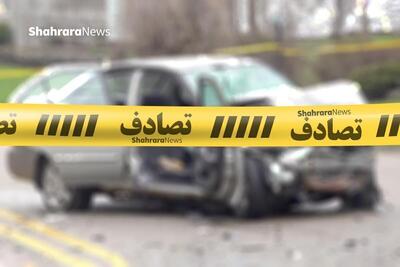  تصادف سرویس مدرسه در مشهد | ۲ نفر مصدوم شدند (۲۱ بهمن ۱۴۰۴) + عکس