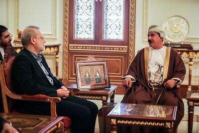  عکس‌هایی از دیدار علی لایجانی و وزیر دفتر سلطنتی عمان