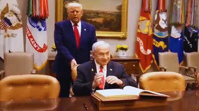 ترامپ: بر اساس توافق ایران سلاح هسته‌ای و موشک نخواهند داشت! + زیرنویس