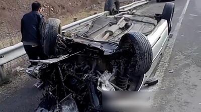  نتیجه وحشتناک تصادف پژو 405 و پژو 206