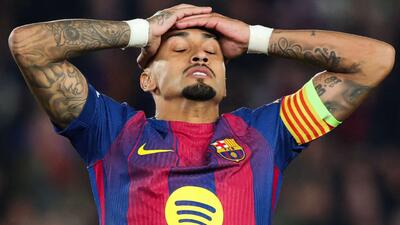  بارسلونا بدون رافینیا مقابل اتلتیکو مادرید