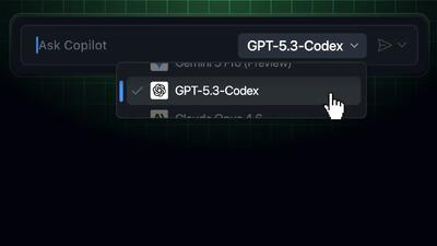  گیت‌هاب مدل GPT-5.3-Codex را برای پردازش سریع‌تر عرضه کرد