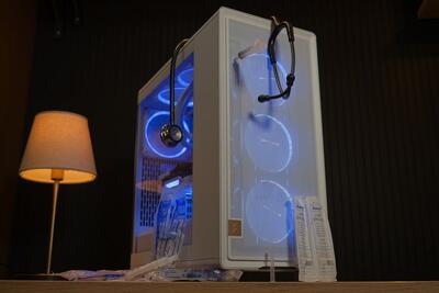  کامپیوتر دسکتاپ Life Support معرفی شد: هیولای بهره‌وری با تمرکز بر اینتل و طراحی سفید منحصر به فرد