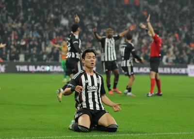  مهاجم کره استادیوم بشیکتاش را ترکاند! (عکس)