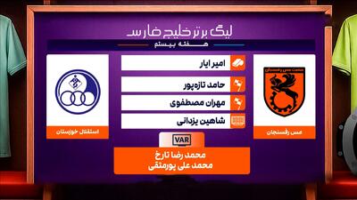  کارشناسی داوری مس رفسنجان - استقلال خوزستان