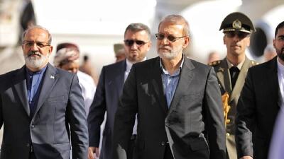  لاریجانی وارد مسقط شد