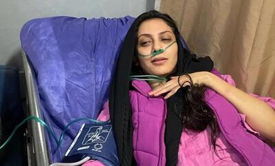  تخت بیمارستان تا جشنواره فجر، مارال فرجاد از بیمارستان به جشنواره فجر پیام داد