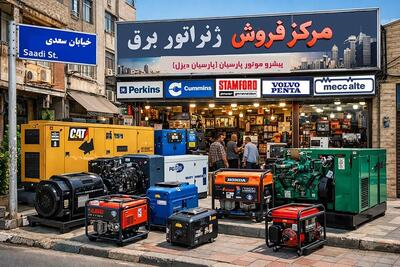  مرکز فروش ژنراتور برق در تهران