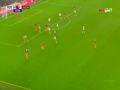  گل دوم نیوکسل به تاتنهام توسط رمزی