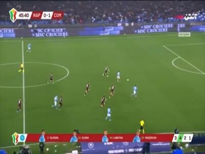  گل اول ناپولی به کومو توسط ورگارا