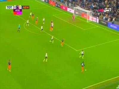  گل اول نیوکسل به تاتنهام توسط شاو