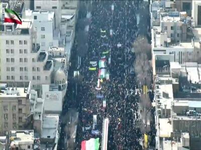  تصاویر هوایی از حضور میلیونی مردم مشهد در راهپیمایی