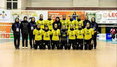  قهرمانی مقتدرانه زنان والیبال سپاهان در آسیای مرکزی