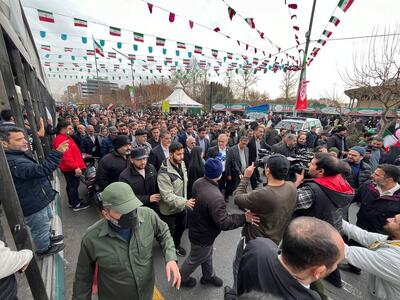  اعضای دولت در راهپیمایی ۲۲ بهمن حاضر شدند/ از عارف و عراقچی تا اسلامی و ستار هاشمی + تصاویر