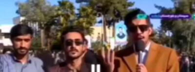  عذرخواهی گزارشگر صداوسیما بابت سوتی‌اش در راهپیمایی