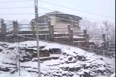  بارش شدید برف در کلیبر آذربایجان شرقی