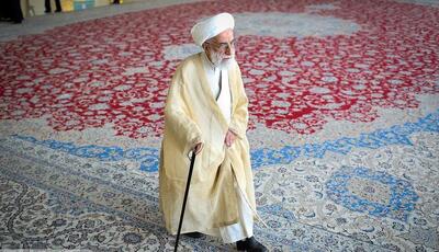  حضور جنتی 98 ساله در راهپیمایی امروز تهران