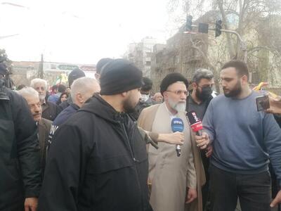  حضور وزیر اطلاعات در راهپیمایی ۲۲ بهمن