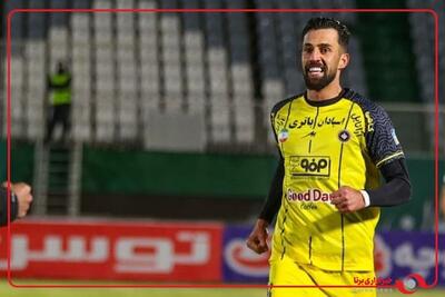  گل دوم سپاهان به الاهلی توسط آرش رضاوند