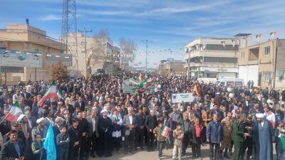  برگزاری راهپیمایی باشکوه ۲۲ بهمن در شهرستان بافت