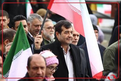  حضور دنیامالی وزیر ورزش و جوانان در مراسم راهپیمایی یوم‌الله ۲۲ بهمن