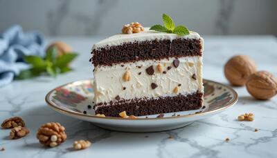  طرز تهیه کیک بستنی یخچالی خوشمزه و ساده