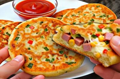  طرز تهیه و راز نان پیتزای تابه ای؛ دیگر از بیرون نخرید!