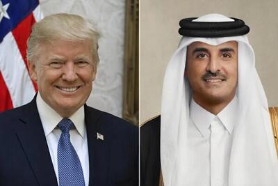  رایزنی و گفتگوی تلفنی امیر قطر و دونالد ترامپ - اکونیوز