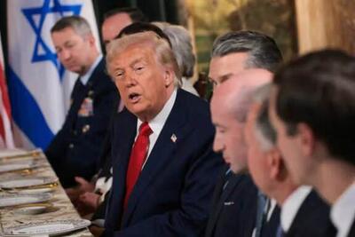  ترامپ پس از دیدار با نتانیاهو: هیچ توافق قطعی‌ای حاصل نشد، جز این که من تأکید کردم مذاکرات با ایران ادامه یابد تا ببینیم آیا امکان دستیابی به یک توافق وجود دارد یا خیر / به نتانیاهو اطلاع دادم که این امر ترجیح من خواهد بود؛ اگر امکان‌پذیر نباشد، باید دید نتیجه چه خواهد شد