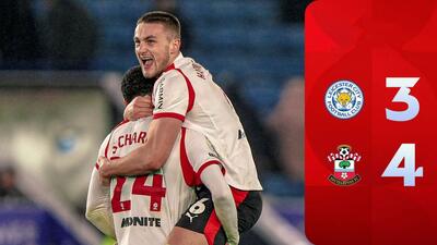  خلاصه بازی لسترسیتی 3-4 ساوتهمپتون (کامبک باورنکردنی)