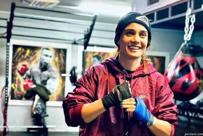  تینا آخوندتبار بازیگر سابق کشورمان عضو تیم ملی بوکس ایران شد